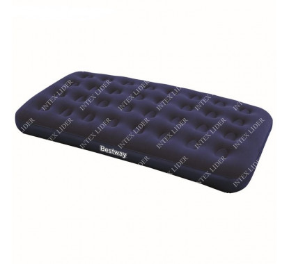 67471 Bestway Надувной матрас Flocked Air Bed with Ac Air Pump(Twin) 188х99х22 см, электро-насос в комплекте
