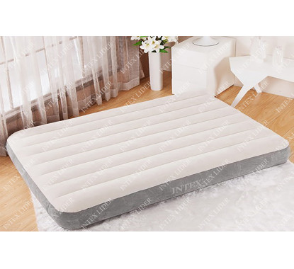 64102 Полуторный надувной матрас Intex Deluxe Single-High Airbed (Full), 137х191х25 см