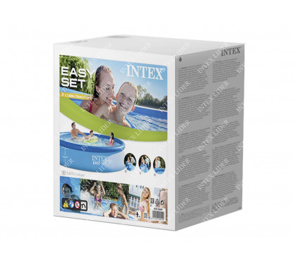 28132 Intex Надувной бассейн, 366х76см, фильтр-насос картр 2006 л/ч